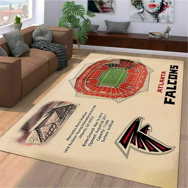 Atlanta Falcons Rug UJ55 - Image 3