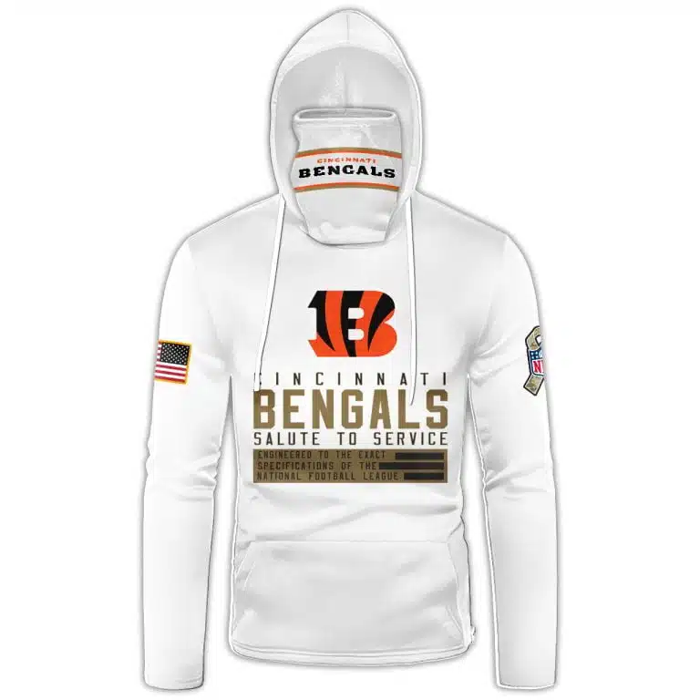 Hoodie Mask Cincinnati Bengals | Custom Name | Limited Edition BU77