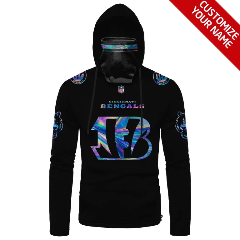 Hoodie Mask Cincinnati Bengals | Custom Name | Limited Edition ID21