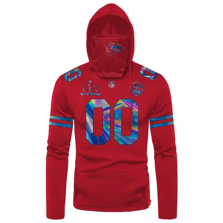 Hoodie Mask Kansas City Chiefs | Custom Name | Limited Edition GI94