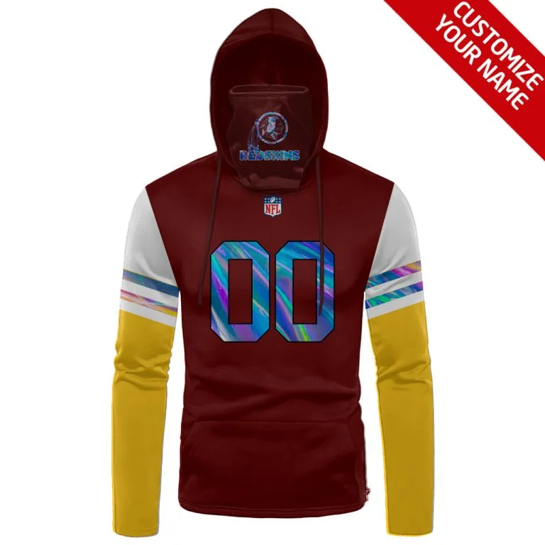 Hoodie Mask Washington Football | Custom Name | Limited Edition GT53