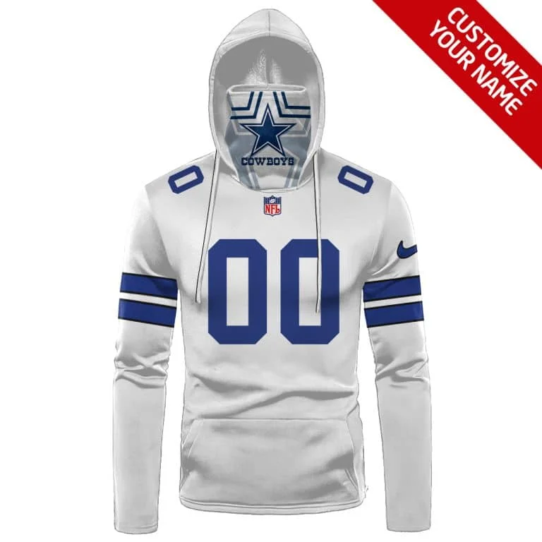 Hoodie Mask Dallas Cowboys | Custom Name | Limited Edition YF82