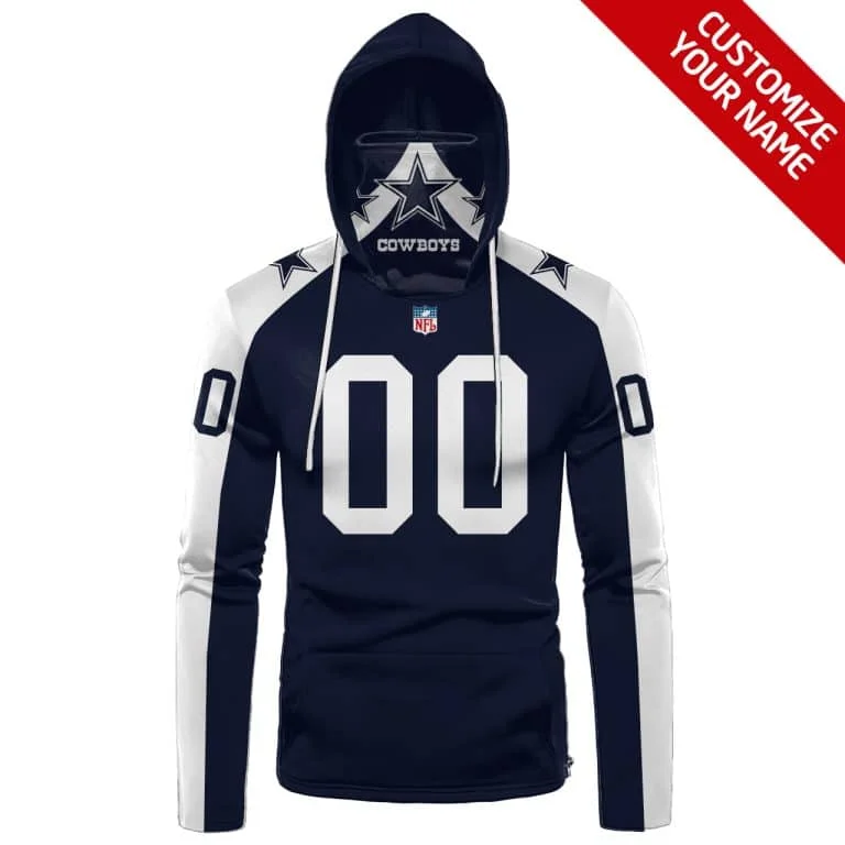 Hoodie Mask Dallas Cowboys | Custom Name | Limited Edition UB38