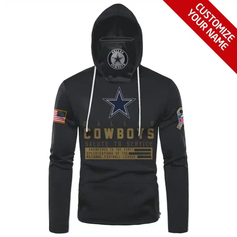 Hoodie Mask Dallas Cowboys | Custom Name | Limited Edition SM92