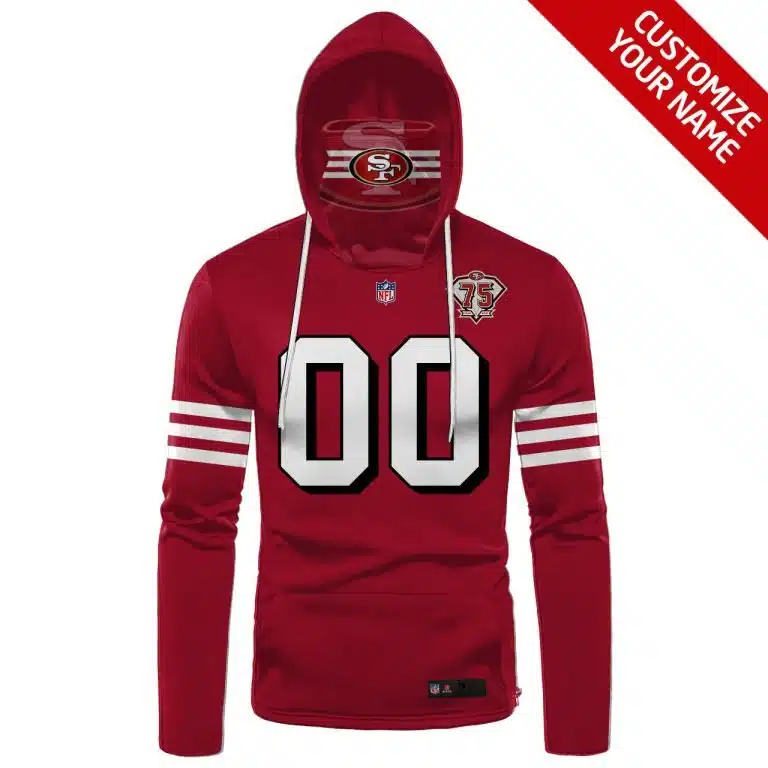Hoodie Mask San Francisco 49ers | Custom Name | Limited Edition HN77