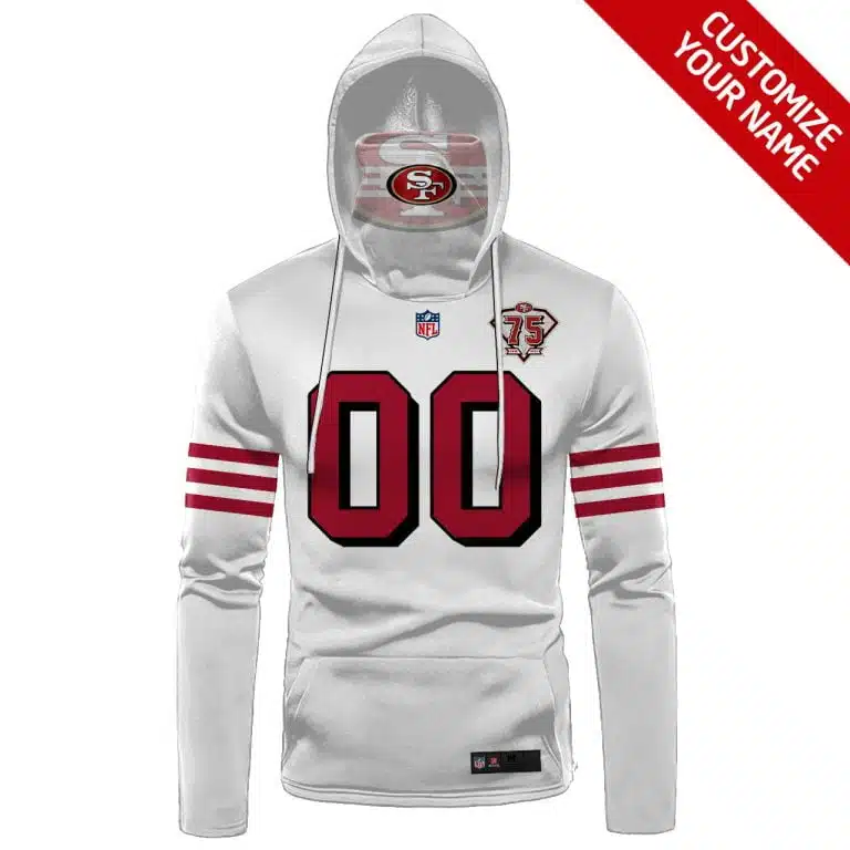 Hoodie Mask San Francisco 49ers | Custom Name | Limited Edition FJ88