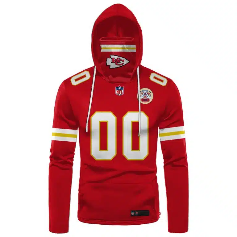 Hoodie Mask Kansas City Chiefs | Custom Name | Limited Edition UJ65