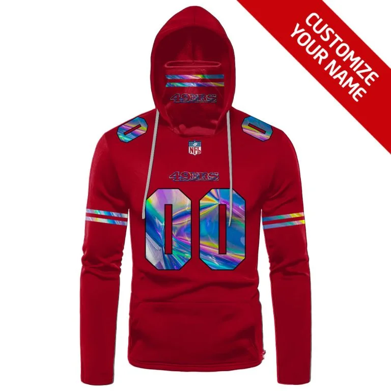 Hoodie Mask San Francisco 49ers | Custom Name | Limited Edition CY88