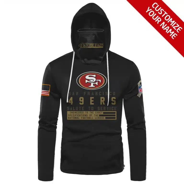 Hoodie Mask San Francisco 49ers | Custom Name | Limited Edition VE42