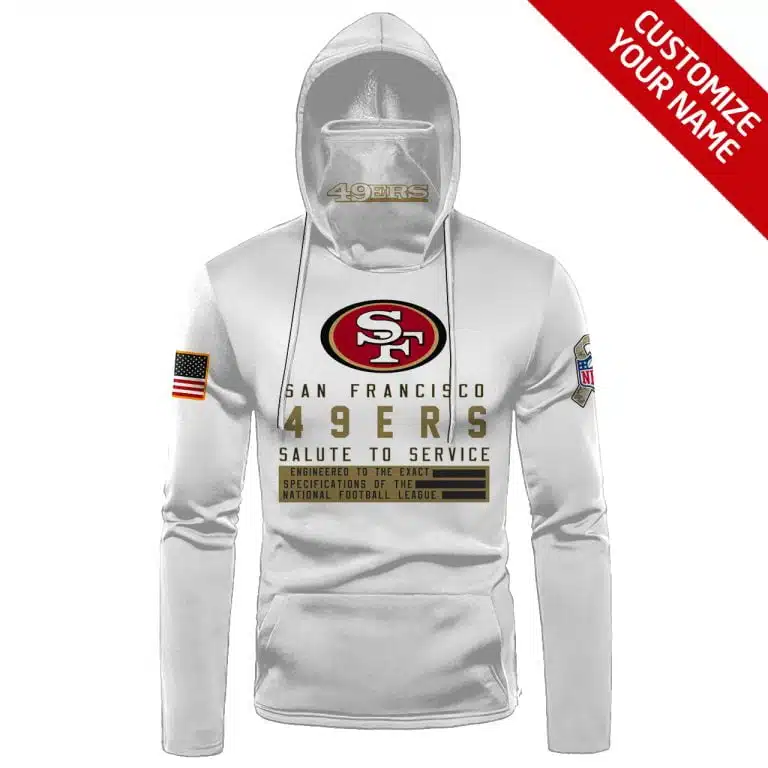 Hoodie Mask San Francisco 49ers | Custom Name | Limited Edition KF44