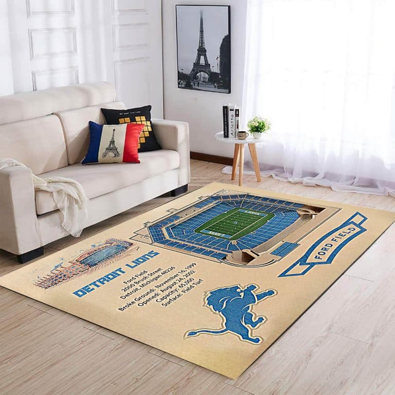 Detroit Lions Rug OV48