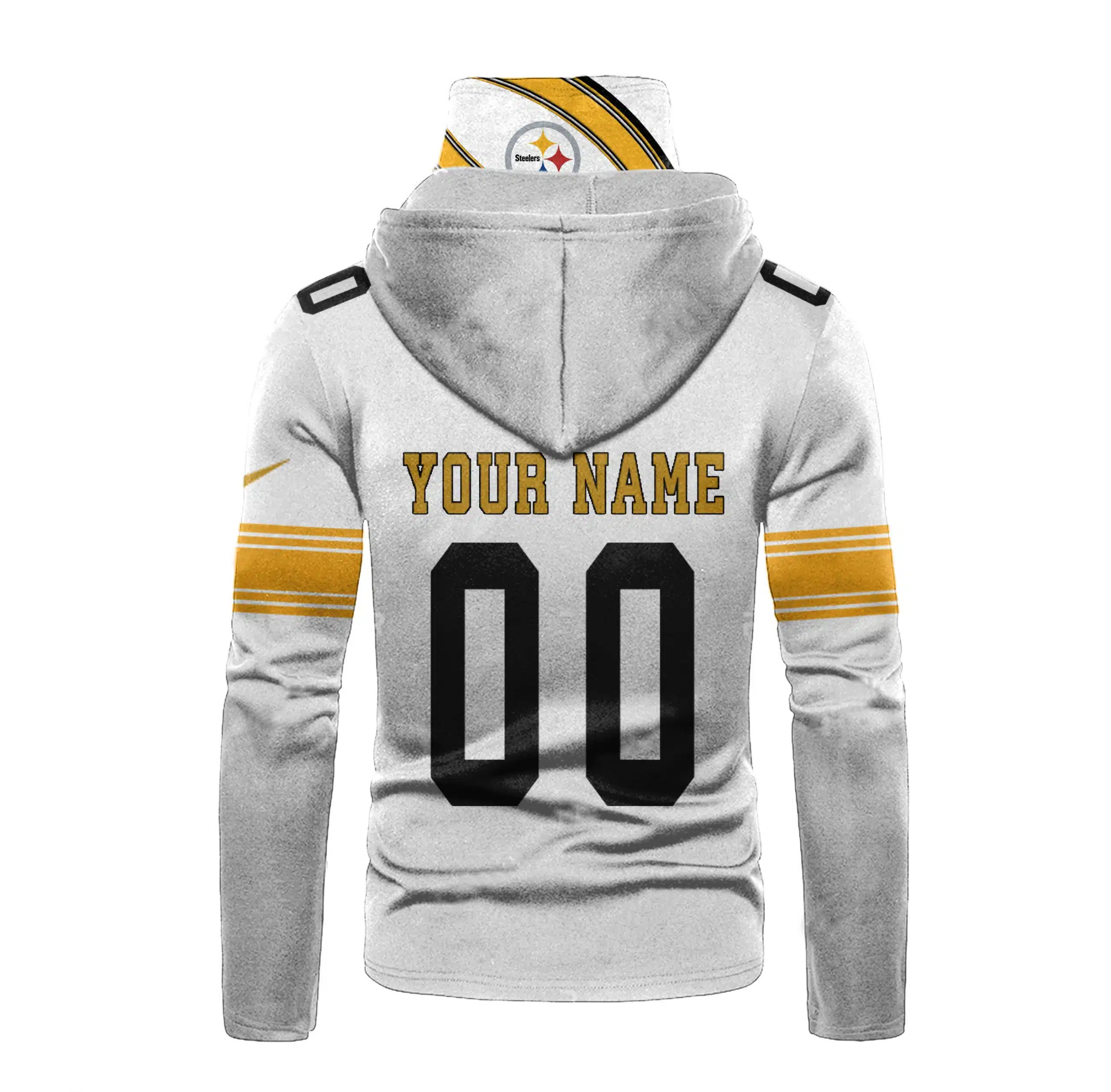 Hoodie Mask Pittsburgh Steelers | Custom Name | Limited Edition VY73 - Image 2