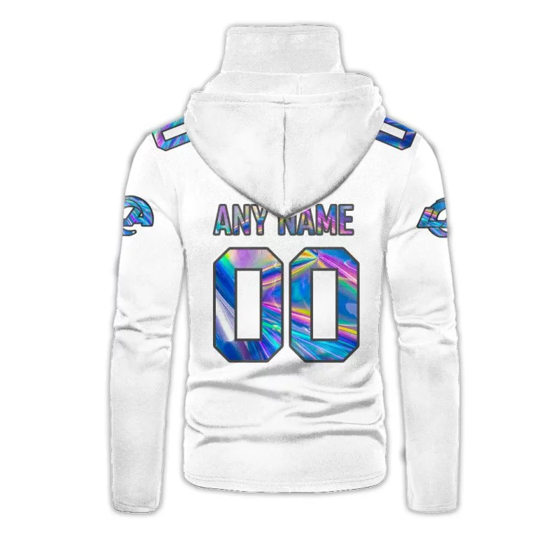 Hoodie Mask Los Angeles Rams | Custom Name | Limited Edition OM67 - Image 2