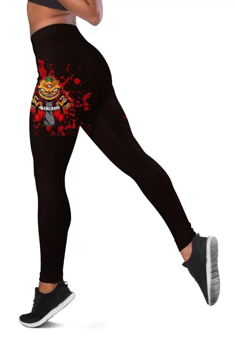 San Francisco 49ers Women's Hollow Out Tank Top & Legging ET47 - Image 3
