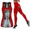 San Francisco 49ers Women's Hollow Out Tank Top & Legging KL71
