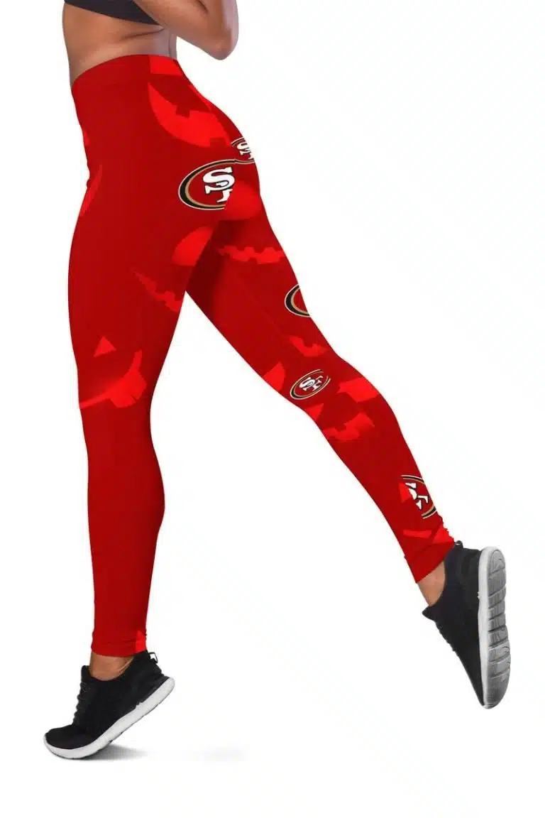 San Francisco 49ers Women's Hollow Out Tank Top & Legging KL71 - Image 3