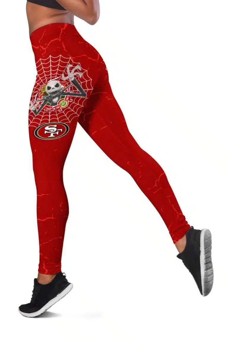 San Francisco 49ers Women's Hollow Out Tank Top & Legging YD74 - Image 3