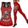 San Francisco 49ers Women's Hollow Out Tank Top & Legging YD74