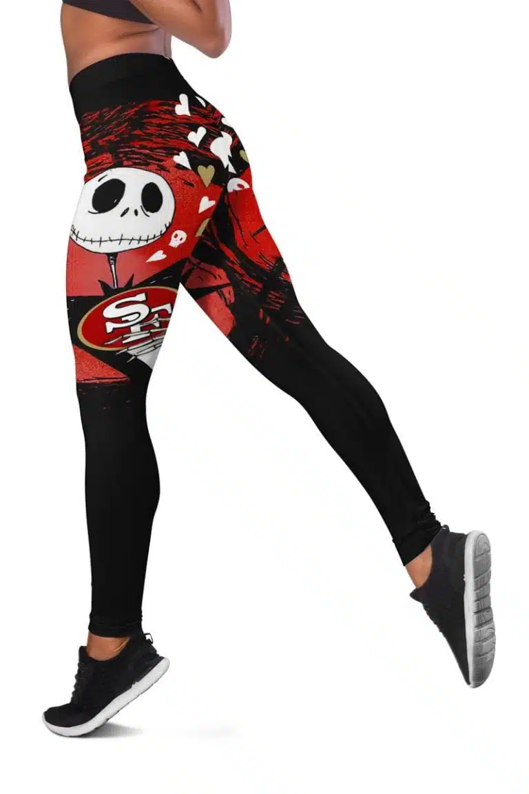 San Francisco 49ers Women's Hollow Out Tank Top & Legging SJ34 - Image 3