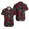 Combo San Francisco 49ers Button-Up Shirt & Men Shorts CH76