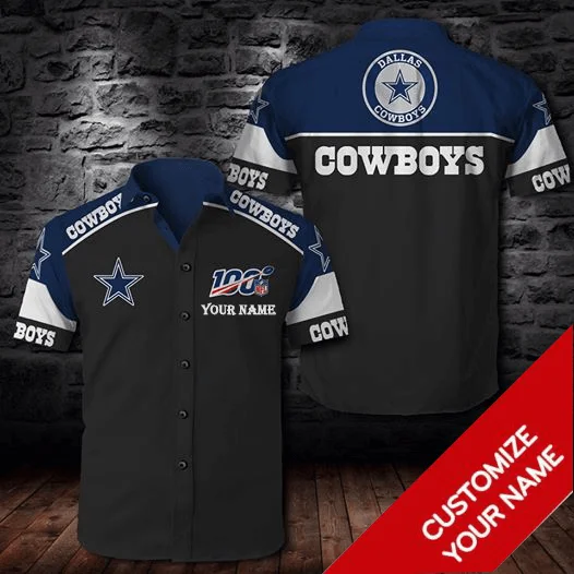 Dallas Cowboys Button-Up Shirt EC13
