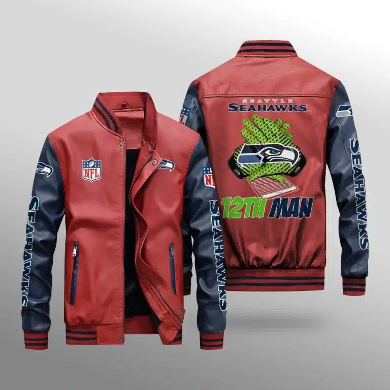 Seattle Seahawks Leather Jacket LS05