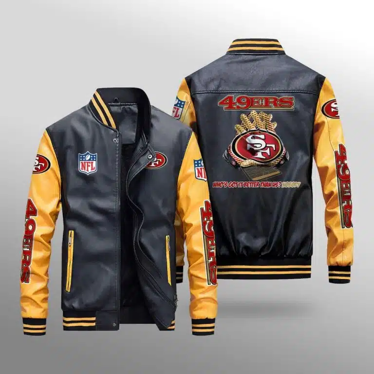 San Francisco 49ers Leather Jacket VY38