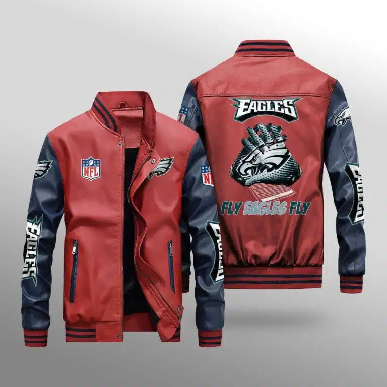 Philadelphia Eagles Leather Jacket HV28