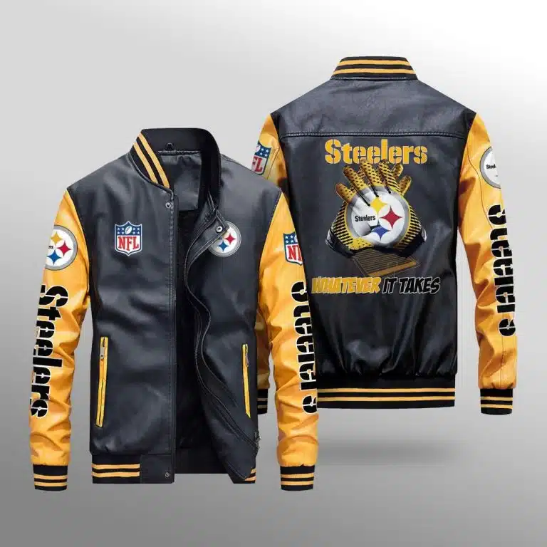 Pittsburgh Steelers Leather Jacket OC88
