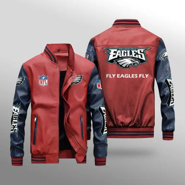 Philadelphia Eagles Leather Jacket HC98