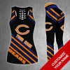 Chicago Bears Women's Hollow Out Tank Top + Legging WF19