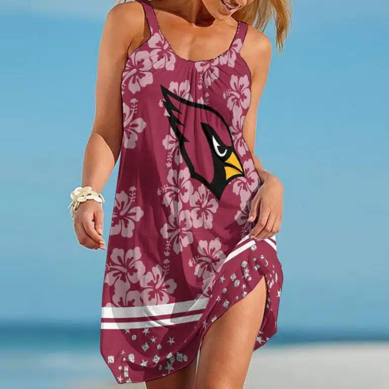 Arizona Cardinals Beach Dress Summer JR61