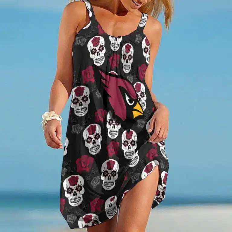 Arizona Cardinals Beach Dress Summer JD71