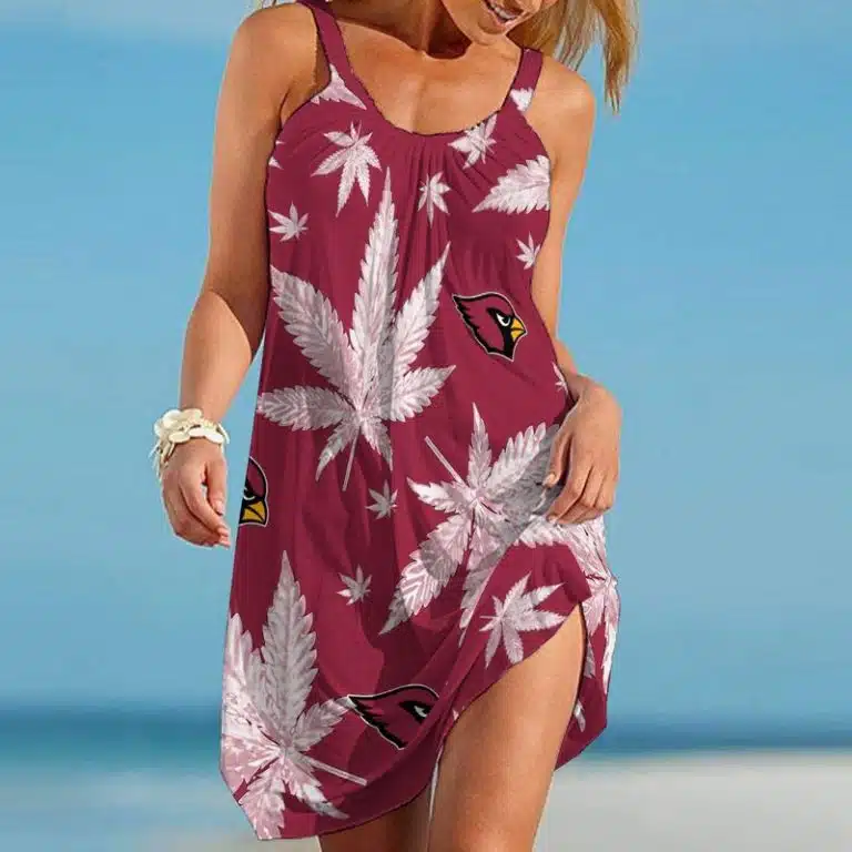 Arizona Cardinals Beach Dress Summer JG72