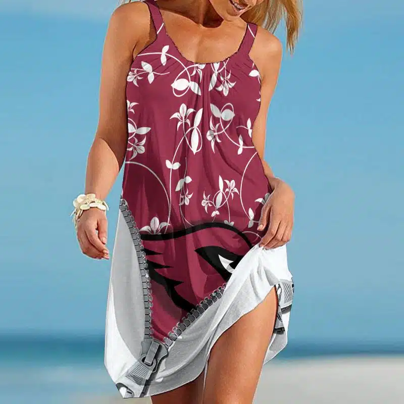 Arizona Cardinals Beach Dress Summer CJ63
