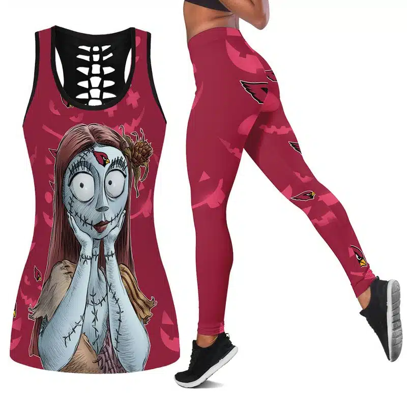 Arizona Cardinals Women's Hollow Out Tank Top + Legging UY87
