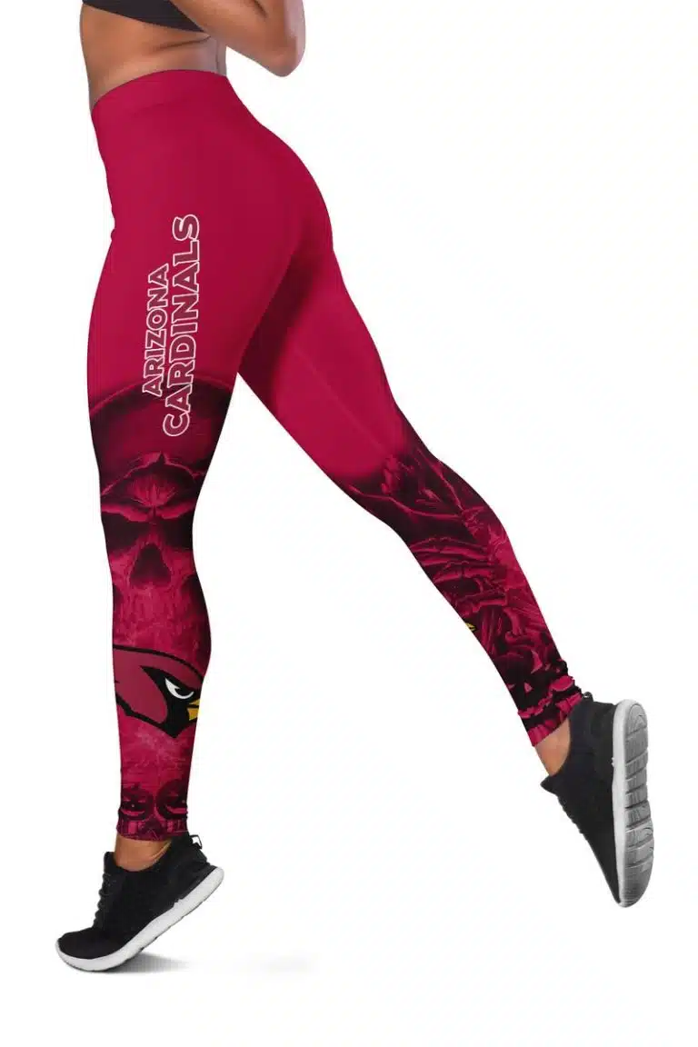 Arizona Cardinals Women's Hollow Out Tank Top + Legging JF71 - Image 3
