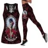 Arizona Cardinals Women's Hollow Out Tank Top + Legging UE19
