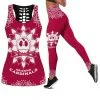 Arizona Cardinals Women's Hollow Out Tank Top + Legging VK39
