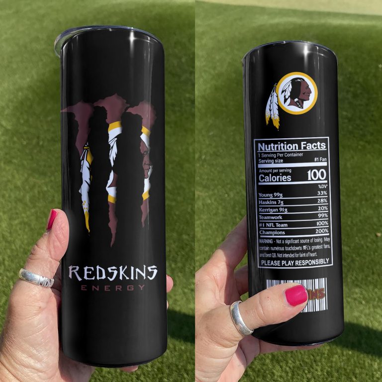 Νfl32-Limited Washington Redskins Skinny Tumbler Cup 20OZ & 30OZ