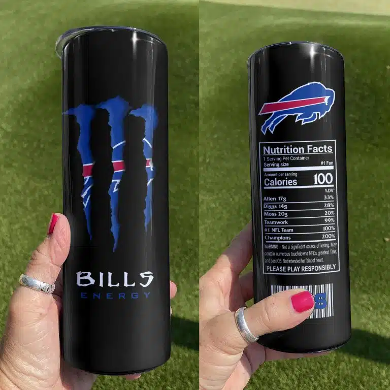 Limited Bills Skinny Tumbler Cup 20oz & 30oz