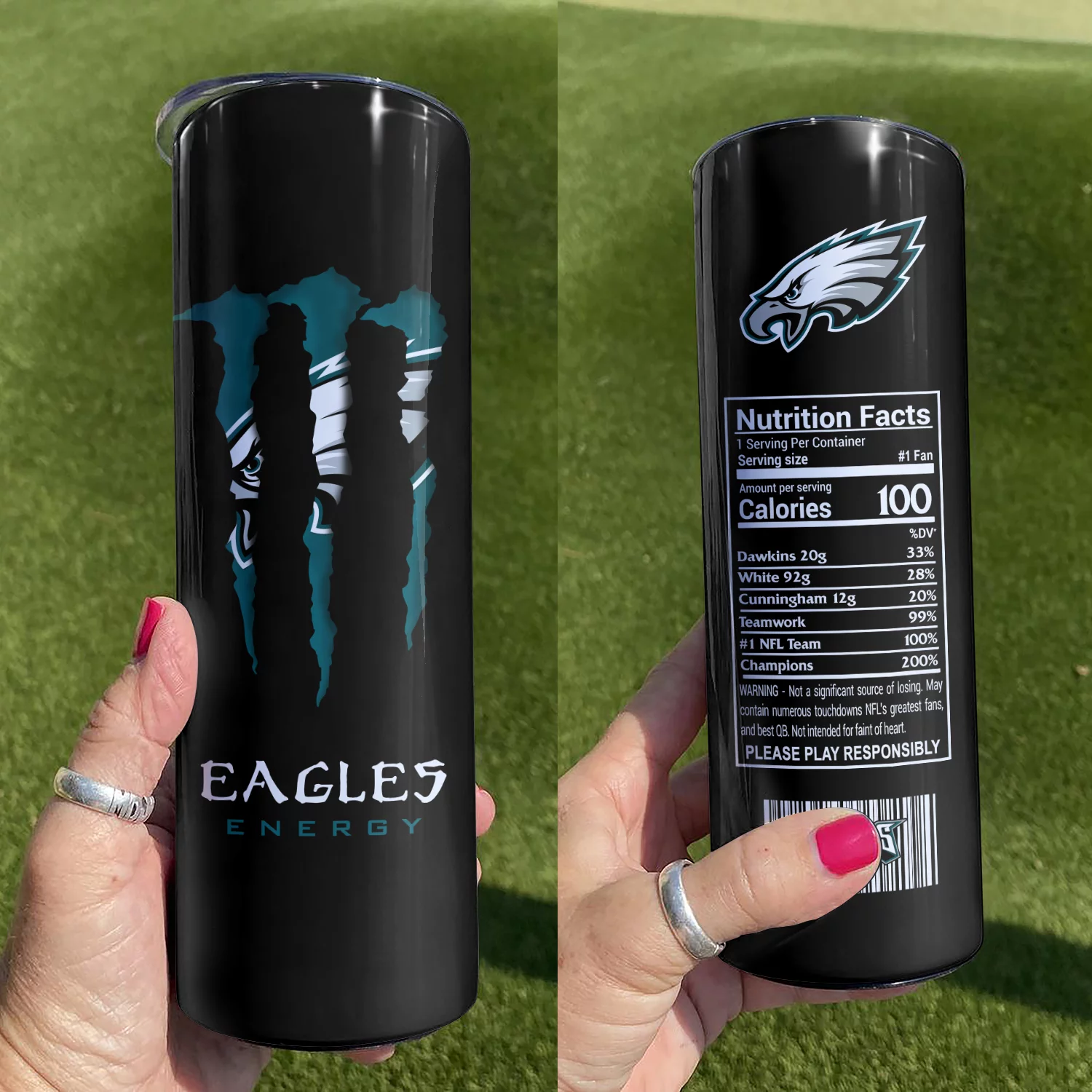 Νfl24-Limited Philadelphia Eagles Skinny Tumbler Cup 20oz & 30oz