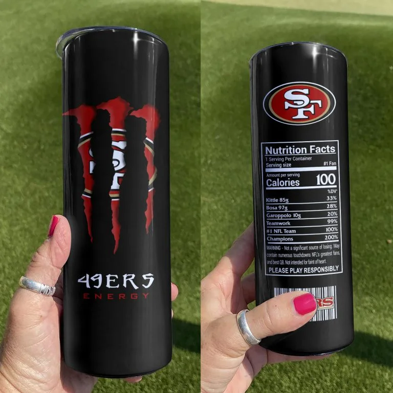 Νfl28-Limited San Francisco 49ers Skinny Tumbler Cup 20oz & 30oz