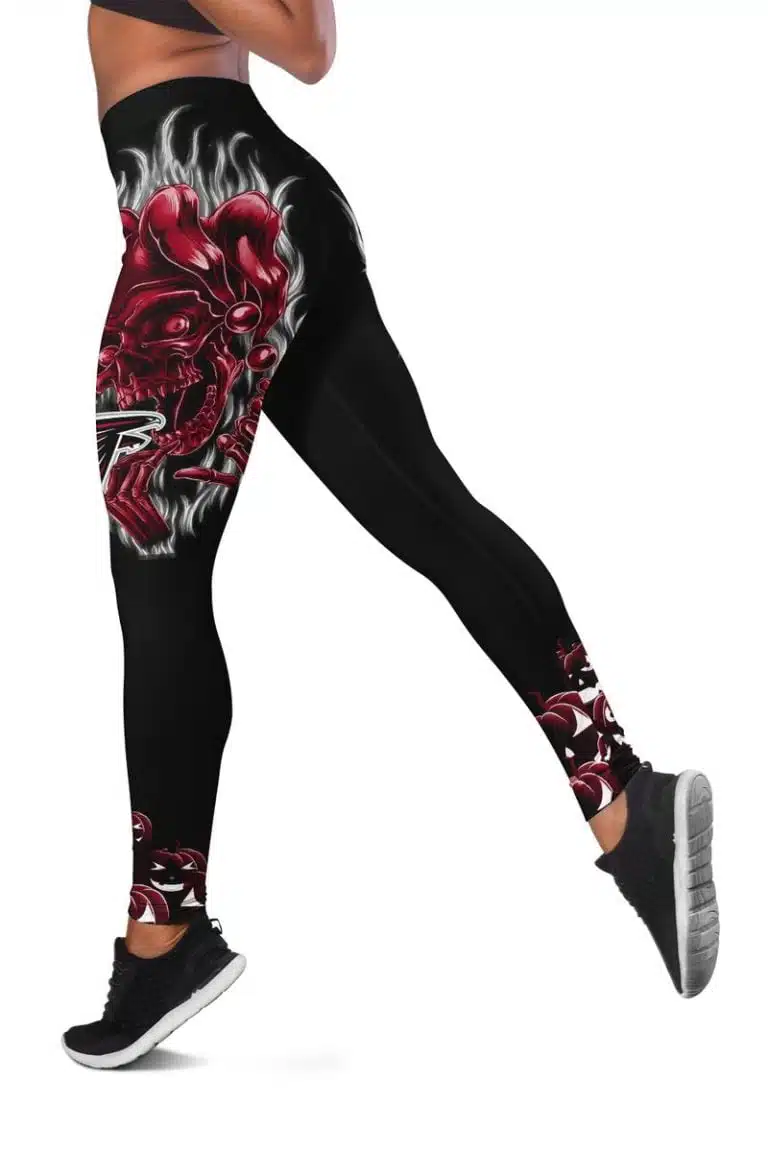 Atlanta Falcons Women's Hollow Out Tank Top + Legging TC12 - Image 3