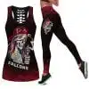 Atlanta Falcons Women's Hollow Out Tank Top + Legging KY10