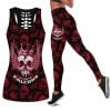 Atlanta Falcons Women's Hollow Out Tank Top + Legging LT23