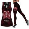 Atlanta Falcons Women's Hollow Out Tank Top + Legging UW57