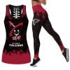 Atlanta Falcons Women's Hollow Out Tank Top + Legging EK74