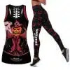 Atlanta Falcons Women's Hollow Out Tank Top + Legging JE32