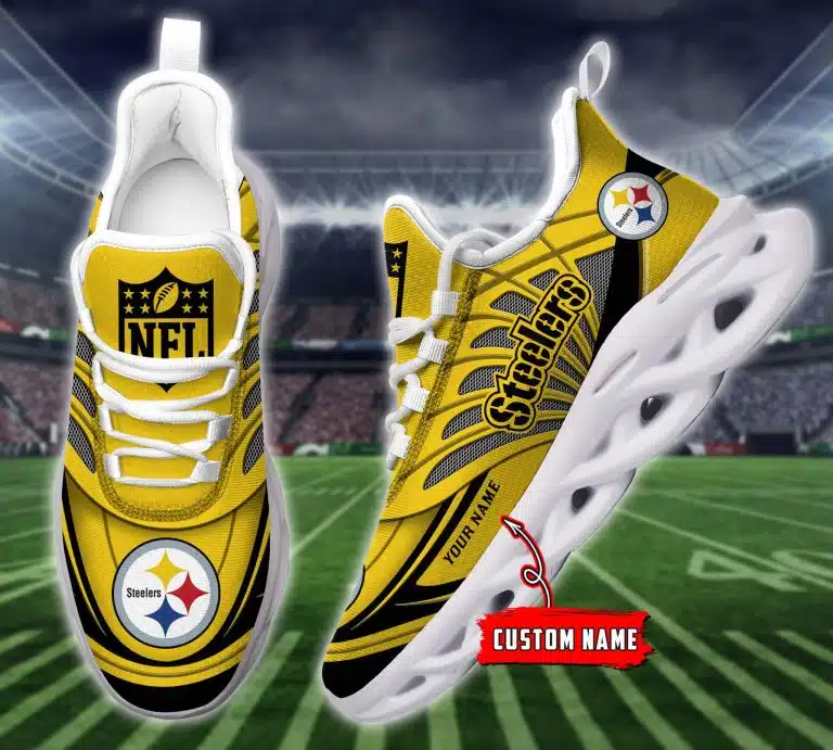Pittsburgh Steelers Max Soul Shoes SO29 - Image 3